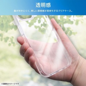 iPhone 16 Plus Like standard 衝撃吸収 バンパー ハイブリッドケース / クリア レイアウト RT-P48CC2/CM