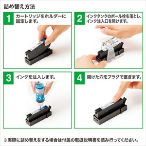 【代引不可】キヤノン用 詰め替えインク BCI-371C・M・Y用 30ml×3色セット 6回分 耐光性UP サンワサプライ INK-C371S30