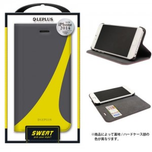 【値下】LEPLUS iPhone 6s/6 SWEAT デザインPUレザーカバー　グリーン 製品型番：LP-IP64DLSWGR