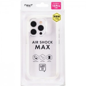 iPhone 15Pro NEWT AIR SHOCK MAX クリア スマホケース サンクレスト i37RiJA05