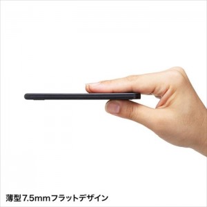 【即納】【代引不可】スマートフォン/タブレット 折り畳みスタンド 軽量 薄型 7.5mm 持ち運び 便利 ブラック サンワサプライ PDA-STN33BK