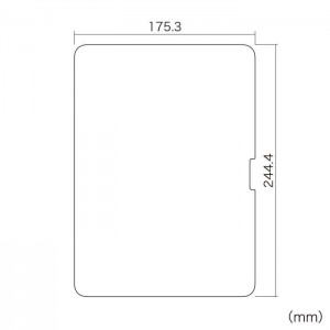 【即納】【代引不可】Apple iPad Air 11インチ M2用 液晶保護フィルム 指紋防止 光沢フィルム 保護フィルム サンワサプライ LCD-IPAD241KFP