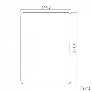 【即納】【代引不可】Apple iPad Pro 11インチ M4用 液晶保護フィルム 反射防止 保護フィルム 画面保護 サンワサプライ LCD-IPAD242