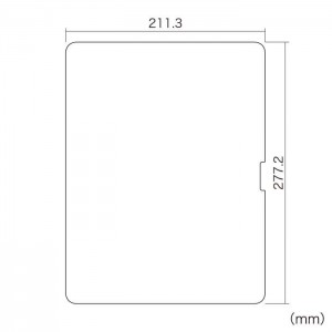 【代引不可】Apple iPad Air 13インチ M2用 液晶保護フィルム 指紋防止 光沢フィルム 保護フィルム サンワサプライ LCD-IPAD243KFP