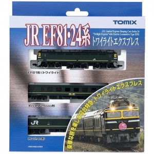 Nゲージ EF81・24系 トワイライトエクスプレス基本3両セットA 鉄道模型 電気機関車 TOMIX TOMYTEC トミーテック 98359