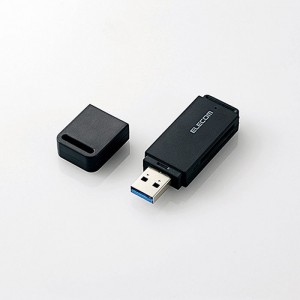 【代引不可】USB3.0対応メモリカードリーダ(スティックタイプ)　ブラック エレコム MR3-D011BK