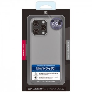 iPhone 16 Pro Max Air Jacket for iPhone 16 Pro Max Smoke matte エアージャケット パワーサポート PLLC-70