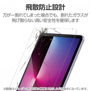 【即納】【代引不可】8.3インチiPad mini(A17 Pro)強化ガラスフィルム 高光沢 エレコム TB-A24SFLGG