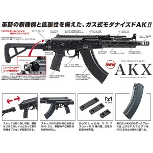 ガスブローバックマシンガン No.12 AKX アサルトライフル 東京マルイ 4952839144065