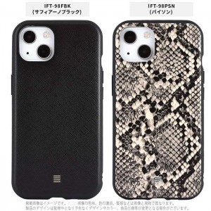 iPhone13 iPhone6.1インチ デュアルカメラ 2眼モデル 対応 ケース カバー IIIfit Leather イーフィットレザー 合皮 ハイブリッドケース  グルマンディーズ IFT-98