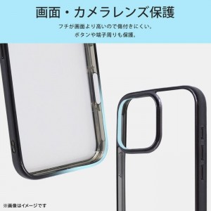 iPhone 16  Pro Max Like standard 衝撃吸収 バンパー メタリック ハイブリッドケース / シルバー レイアウト RT-P49CC16/SVM