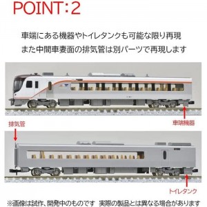 【沖縄・離島配送不可】Nゲージ HC85系 ハイブリッド車 試験走行車 セット 4両 鉄道模型 電車 TOMIX TOMYTEC トミーテック 98458