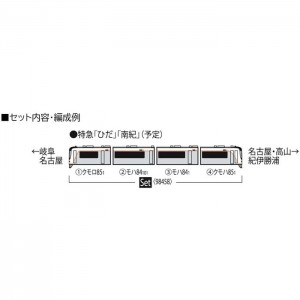 【沖縄・離島配送不可】Nゲージ HC85系 ハイブリッド車 試験走行車 セット 4両 鉄道模型 電車 TOMIX TOMYTEC トミーテック 98458