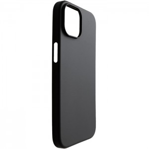 Air jacket for iPhone 15 Rubber Black スマホケース 保護 カバー エアージャケット 軽量 薄い 耐久性 トライタン Tritan パワーサポート PJYK-72