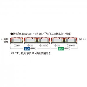 Nゲージ 2700系 特急ディーゼルカー増結セット 2両 鉄道模型 ディーゼル車 TOMIX TOMYTEC トミーテック 98492