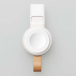 【代引不可】Apple Watch 磁気充電変換アダプター USB-Aコネクター アップルウォッチ 充電 コンパクト 持ち運び 便利 Apple正規認証品 ホワイト エレコム MPA-AWADWH