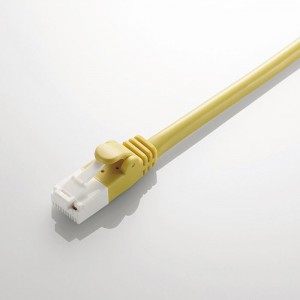 【代引不可】Cat6対応ツメ折れ防止LANケーブル　3m　イエロー エレコム LD-GPT/Y3/RS