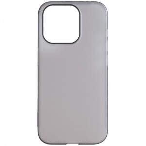 Air Jacket for iPhone 15 Pro Smoke matte スマホケース 保護 カバー エアージャケット 軽量 薄い 耐久性 トライタン Tritan パワーサポート PJYT-70