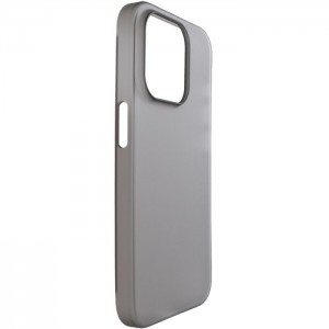 Air Jacket for iPhone 15 Pro Smoke matte スマホケース 保護 カバー エアージャケット 軽量 薄い 耐久性 トライタン Tritan パワーサポート PJYT-70