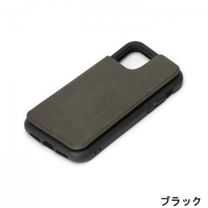 iPhone 12 mini タフバックフリップケース PUレザー 背面ケース カード収納 手帳型ケース PGA PG-20FPU03