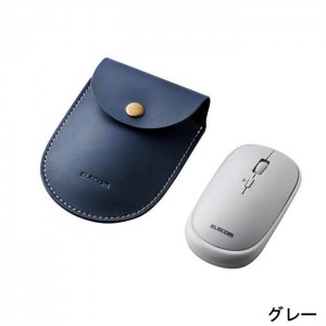 【即納】【代引不可】Bluetooth4.2 モバイルマウス シンメトリーデザイン プレゼンモード 収納ポーチ付 スリム コンパクト エレコム M-TM10BB