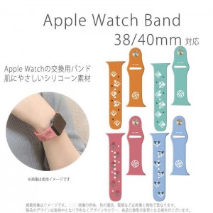 Apple Watch 40mm 38mm 対応バンド 呪術廻戦 アップルウォッチ シリコンバンド ベルト 着せ替え 交換用ベルト グルマンディーズ BJK-12