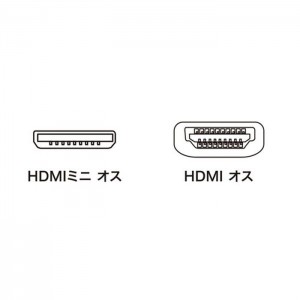 【代引不可】イーサネット対応 ハイスピードHDMIミニケーブル ブラック 1m 4K/30Hz・フルHD対応のデジカメやタブレットに最適 サンワサプライ KM-HD22-10K