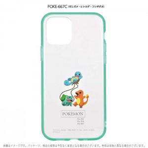 iPhone12 iPhone12Pro 対応 6.1インチ ケース カバー IIIIfit Clear イーフィットクリア ポケットモンスター POKEMON ハイブリッドケース iPhoneケース グルマンディーズ POKE-667