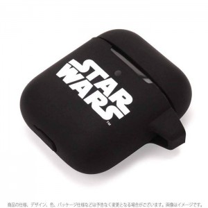 AirPods エアポッズ エアーポッズ ケース カバー AirPods充電ケース用 シリコンカバー STAR WARS AirPods コンパクト 持ち歩きスターウォーズ ロゴ  PGA PG-DAPC06SW