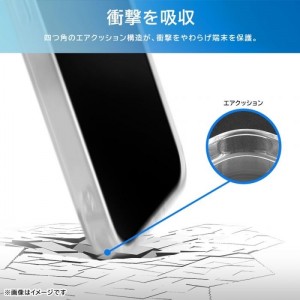 iPhoine 15 Like standard ハイブリッドケース クリア レイアウト RT-P41CC2/CM