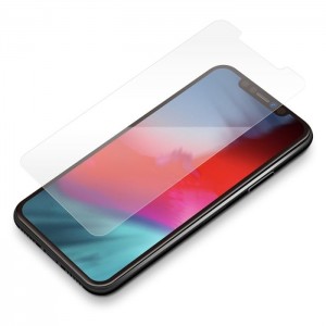 iPhone XR 液晶保護フィルム すべすべ 光沢 撥水加工 硬度5H 指すべり快適で画面あざやか PGA PG-18YSB01