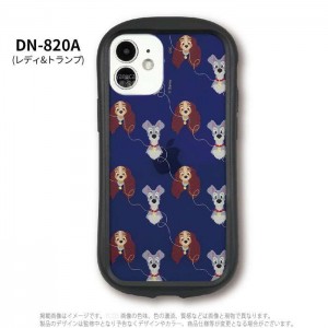 iPhone12mini 対応 iPhone 12 mini 5.4インチ ケース カバー ディズニーキャラクター ハイブリッドクリアケース ハイブリッドケース Disney グルマンディーズ DN-820