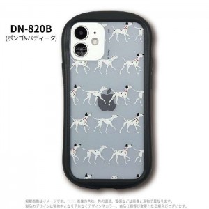 iPhone12mini 対応 iPhone 12 mini 5.4インチ ケース カバー ディズニーキャラクター ハイブリッドクリアケース ハイブリッドケース Disney グルマンディーズ DN-820