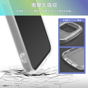 iPhone 15 Pro Like standard 耐衝撃 TPUソフトケース ProCa The clear クリア レイアウト RT-P42TC11/CM