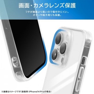 iPhoine 15  Pro Like standard ハイブリッドケース クリア レイアウト RT-P42CC2/CM