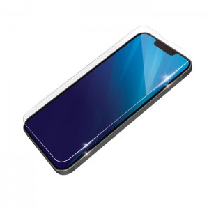 【代引不可】iPhone13 (6.1インチ2眼モデル) iPhone13 Pro (6.1インチ3眼モデル) 液晶保護ガラスフィルム カバー率99% 0.33mm ブルーライトカット エレコム PM-A21BFLKGGBL