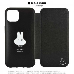 iPhone13 iPhone6.1インチ デュアルカメラ 2眼モデル 対応 ケース カバー ミッフィー Miffy IIIIfit Flip フリップ型 スマホケース 手帳型 フリップタイプ フリップケース グルマンディーズ MF-213