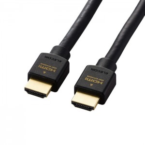 【代引不可】HDMI 2.1 ケーブル ウルトラハイスピード 3m 8K 4K 【 PS5 PS4 Nintendo Switch Xbox など対応 】 ブラック エレコム DH-HD21E30BK2