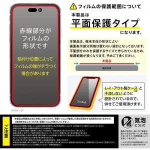 iPhone 15 Pro iPhone 15 ガラス液晶 フィルム 10H 反射防止 スマホ アクセサリー グッズ レイアウト RT-P42F/SHG