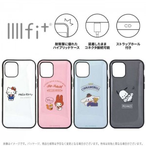 iPhone12mini 対応 iPhone 12 mini 5.4インチ  ケース カバー IIIIfit イーフィット サンリオキャラクターズ SANRIO ハイブリッドケース iPhoneケース グルマンディーズ SANG-51