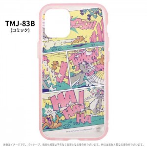 iPhone12mini 対応 iPhone 12 mini 5.4インチ  ケース カバー IIIIfit Clear イーフィットクリア TOM&JERRY トム＆ジェリー ハイブリッドケース iPhoneケース グルマンディーズ TMJ-83