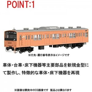 Nゲージ JR 201系 通勤電車 中央線・分割編成 基本セット 6両 鉄道模型 電車 TOMIX TOMYTEC トミーテック 98767