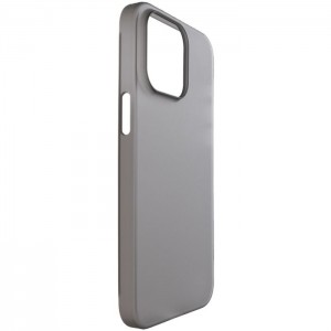 Air jacket for iPhone 15 Pro Max Smoke matte スマホケース 保護 カバー エアージャケット 軽量 薄い 耐久性 トライタン Tritan パワーサポート PJYC-70