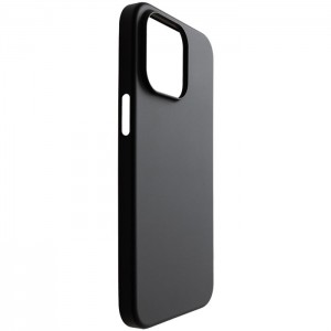 Air jacket for iPhone 15 Pro Max Rubber Black スマホケース 保護 カバー エアージャケット 軽量 薄い 耐久性 トライタン Tritan パワーサポート PJYC-72