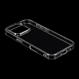 iPhone 16 Pro 耐傷・ガラスハイブリッドケース 「UTILO Hybrid Glass」 クリア LEPLUS NEXT LN-IP24CGSCL