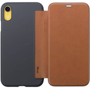 iPhone XR ケース カバー フリップ ウォレットタイプ Air Jacket Flip for iPhone XR  ４カラー（ブラウン・レッド・ブラック・ネイビー） パワーサポート PUK-8*