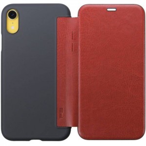 iPhone XR ケース カバー フリップ ウォレットタイプ Air Jacket Flip for iPhone XR  ４カラー（ブラウン・レッド・ブラック・ネイビー） パワーサポート PUK-8*