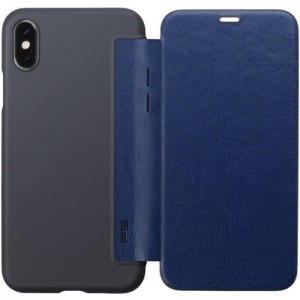 iPhone XS ケース カバー フリップ ウォレットタイプ Air Jacket Flip for iPhone XS ４カラー（ブラウン・レッド・ブラック・ネイビー） パワーサポート PUY-8*