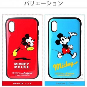 iPhone XR 6.1 インチ アイフォン テンアール 用 ケース カバー ハード 耐衝撃 ハイブリッド タフケース ディズニー Disney Mickey Mouse ミッキーマウス ４デザイン（レッド・ブルー・フィルム・ホワイト） PGA PG-DCS48****