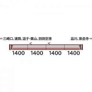 Nゲージ 鉄道模型 京急新1000形 ステンレス車・車番選択式 増結4両編成セット 動力無し  グリーンマックス 31812